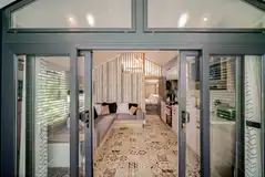Family hideaway pod interior