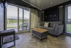 Glamping S-pod living area