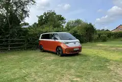 Optional electric grass campervan and roof tent pitches