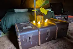 Stargaze bell tent at night
