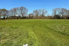 Large electric grass camping pitch (Cloverleaf) Large electric grass camping pitch (Cloverleaf)