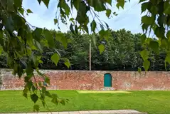 Non electric grass tent pitches