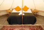 Luxury furnished bell tent