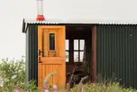 Shepherd's hut exterior
