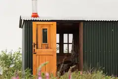 Shepherd's hut exterior Shepherd's hut exterior