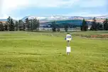 Optional electric grass tent pitches