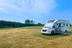Non electric grass mesh touring pitch
