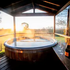Glamping with hot tubs