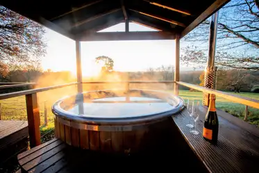 Glamping with hot tubs