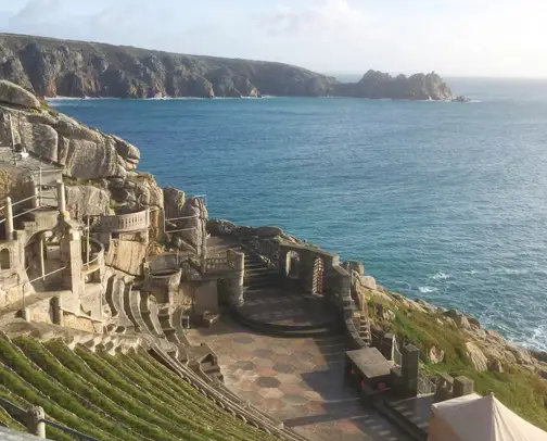 Campsites near the Minack Theatre