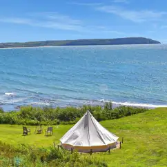 Glamping near the beach