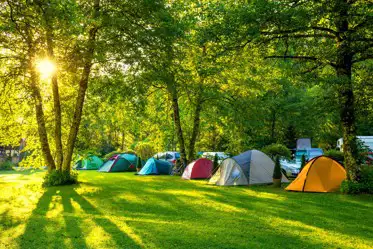 Campsites with rally fields