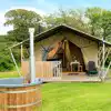 Best one night glamping with hot tubs