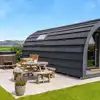 Camping glamping pods with hot tubs in the Yorkshire Dales