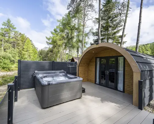Glamping with hot tubs in Loch Lomond and the Trossachs Glamping with hot tubs in Loch Lomond and the Trossachs