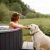Dog friendly glamping with hot tubs