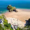 Quiet campsites near the beach
