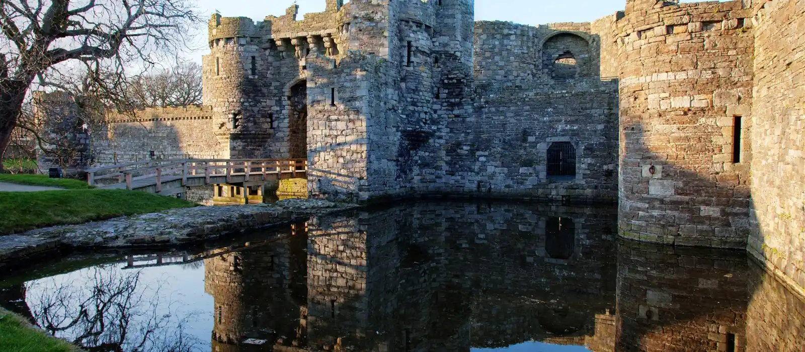 Beaumaris Castle in North Wales