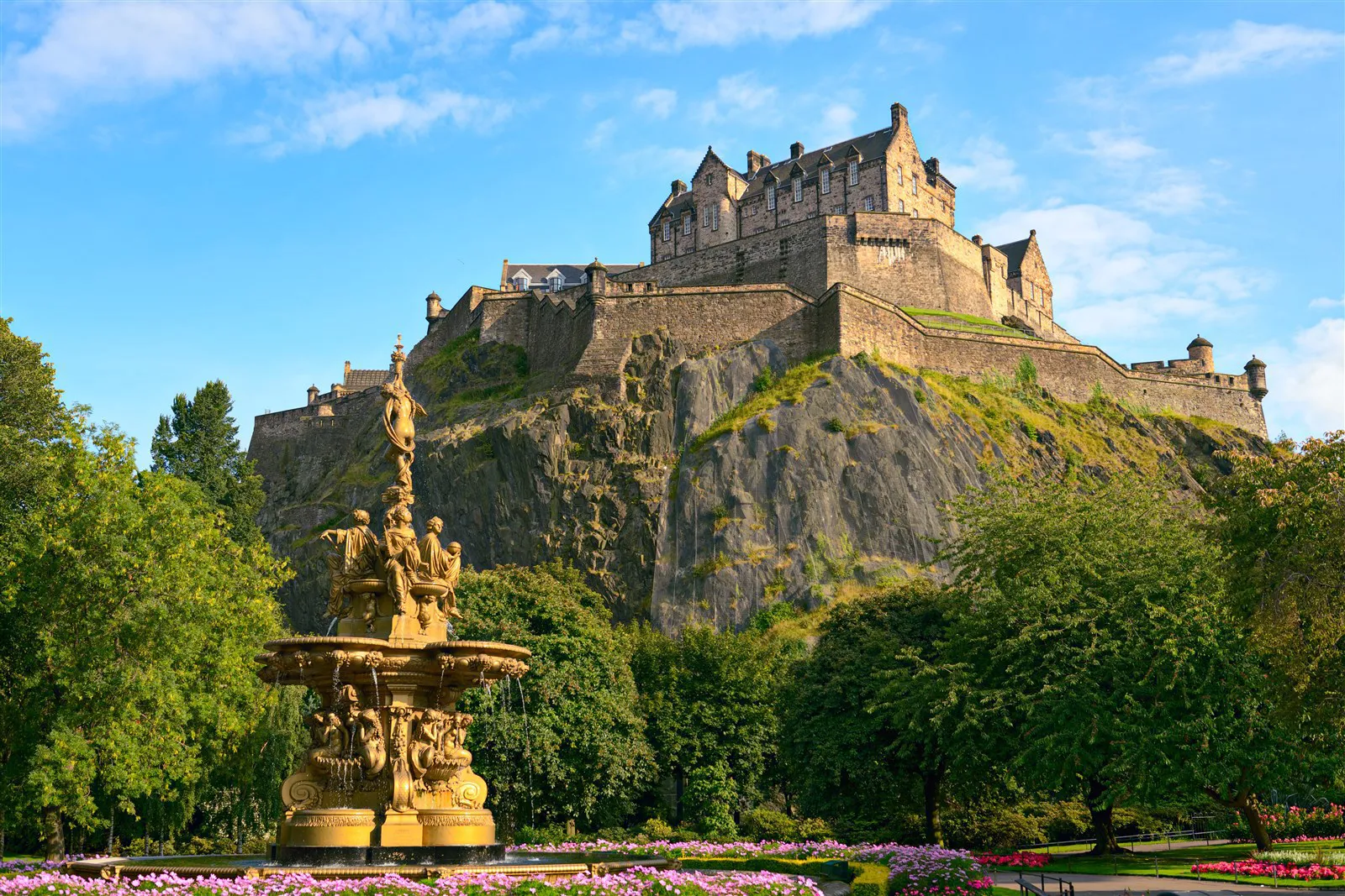 Edinburgh Castle in Scotland