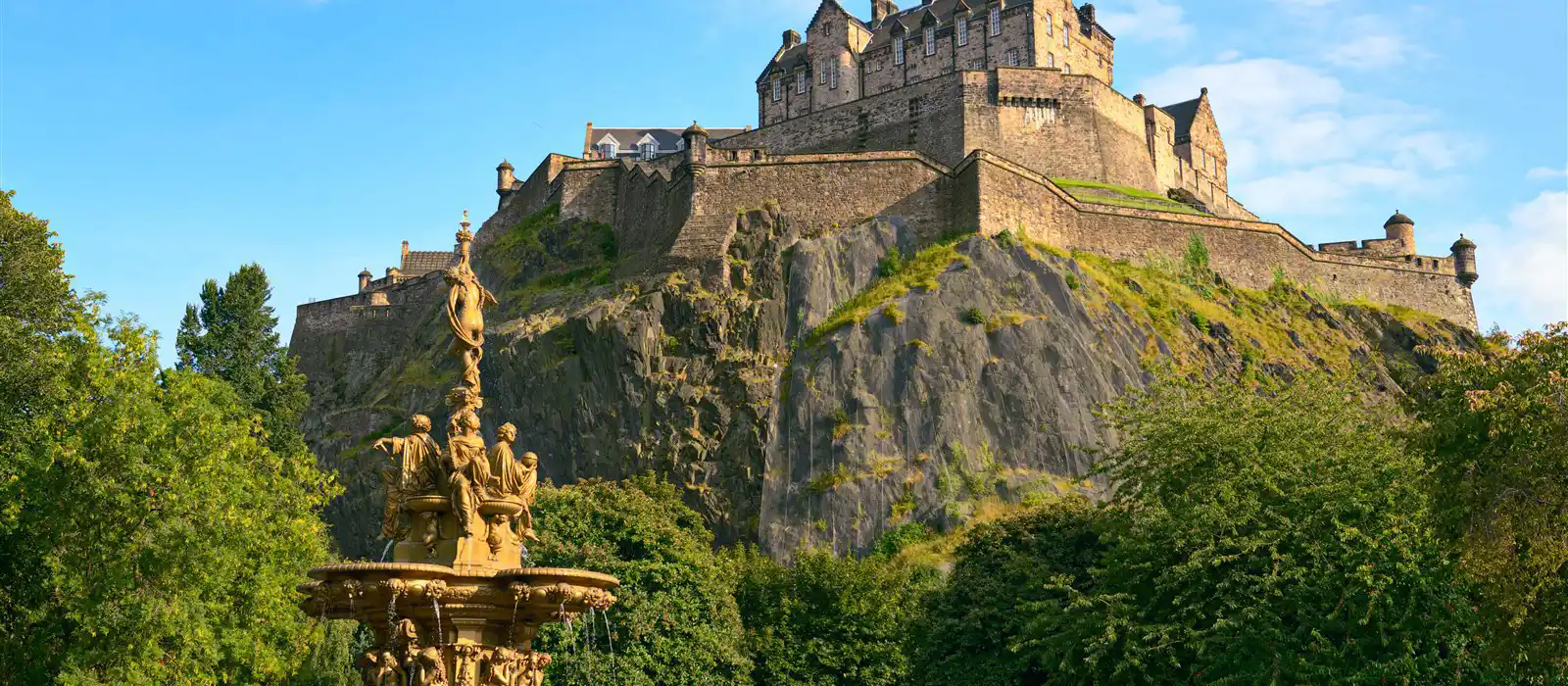 Edinburgh Castle in Scotland