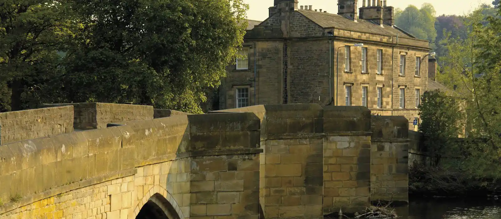 The town of Bakewell in the Peak District