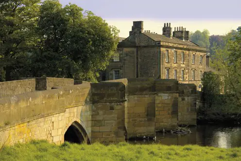 The town of Bakewell in the Peak District