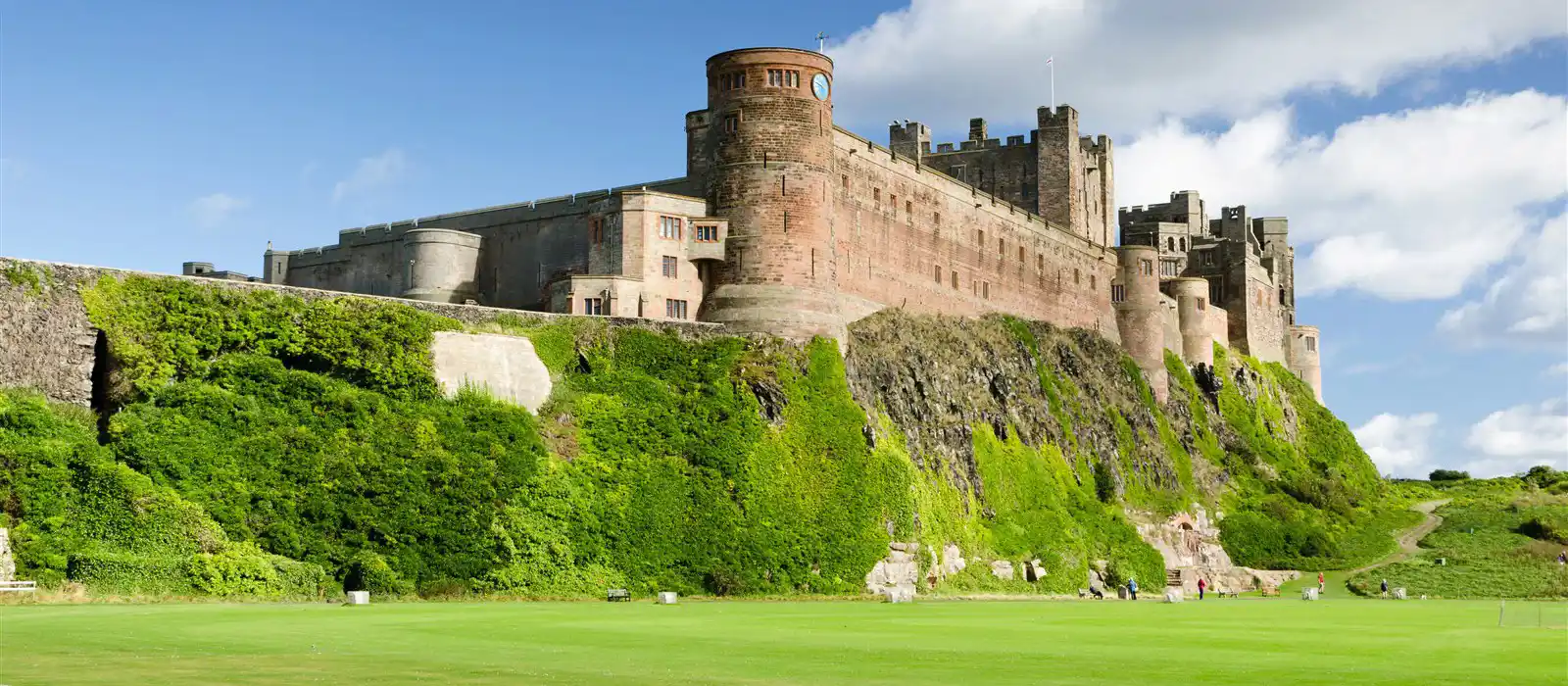 Bamburgh Castle in Northumberland