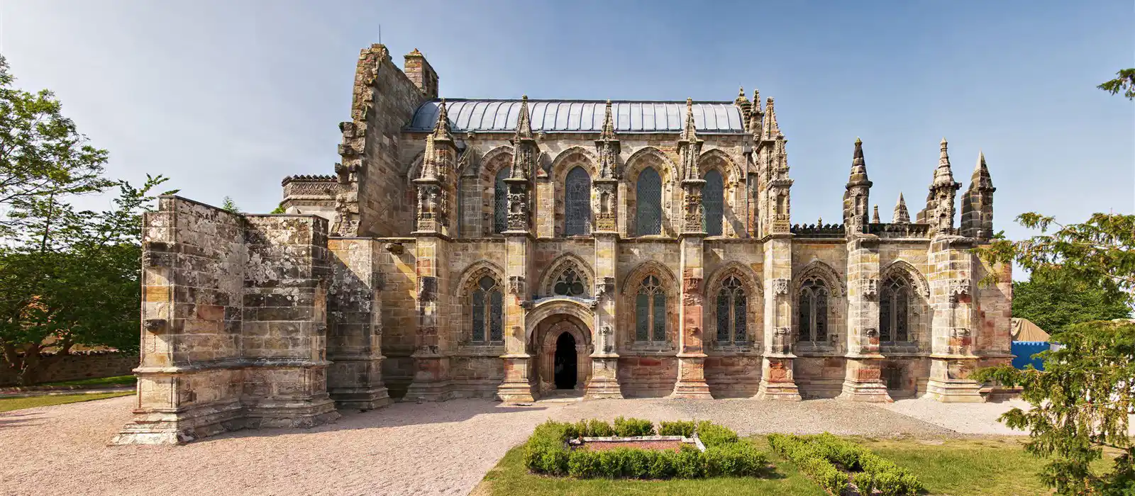 Rosslyn Chapel, one of the spookiest places in Scotland