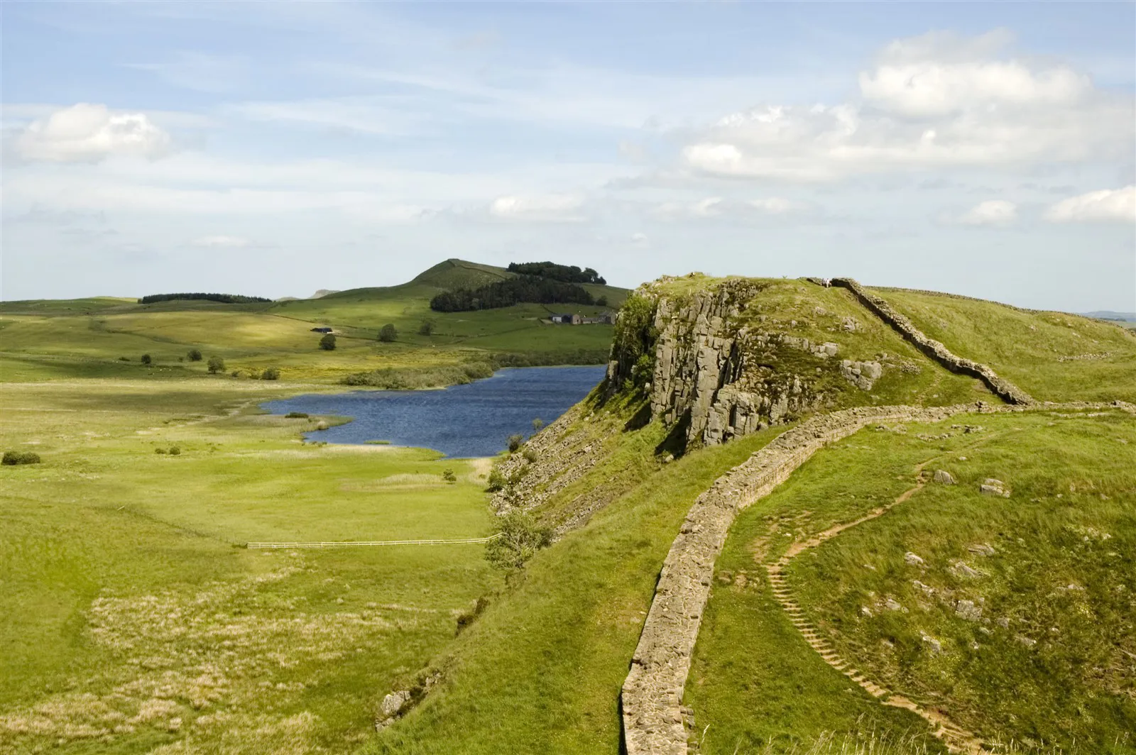 Hadrian's Wall in Cumbria