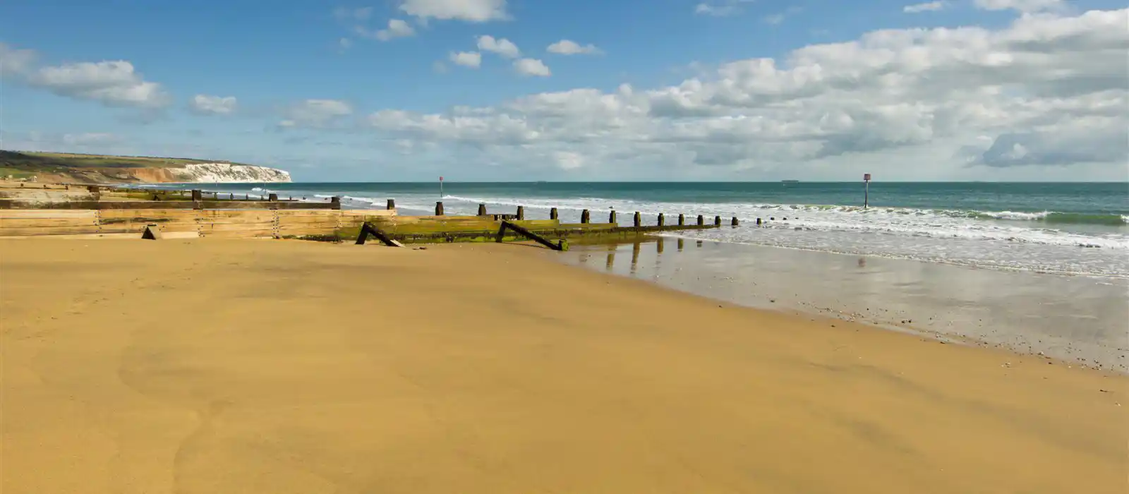 Sandown Beach in Isle of Wight