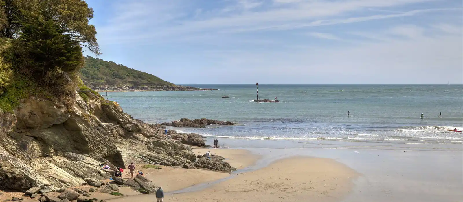 North Sands Beach in Salcombe