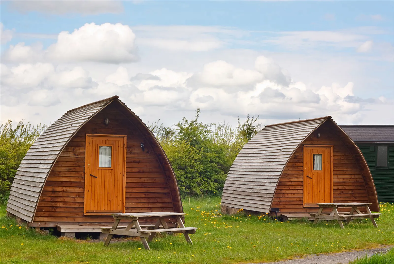 Camping pods in the Yorkshire Dales