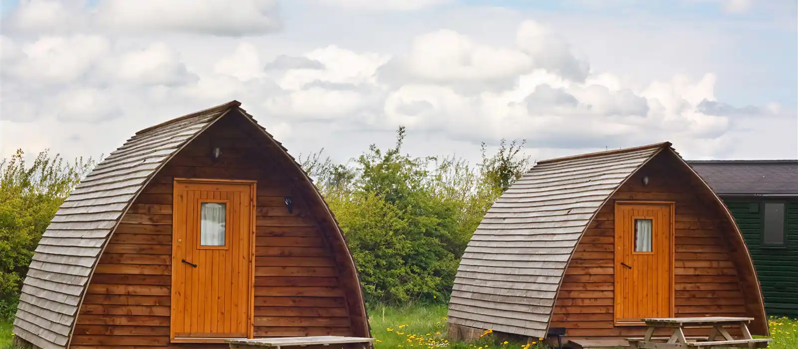 Camping pods in the Yorkshire Dales