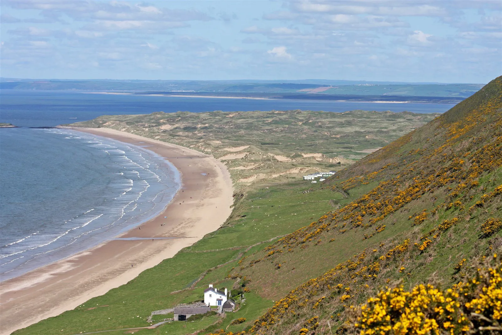 Gower Peninsula in southern Wales