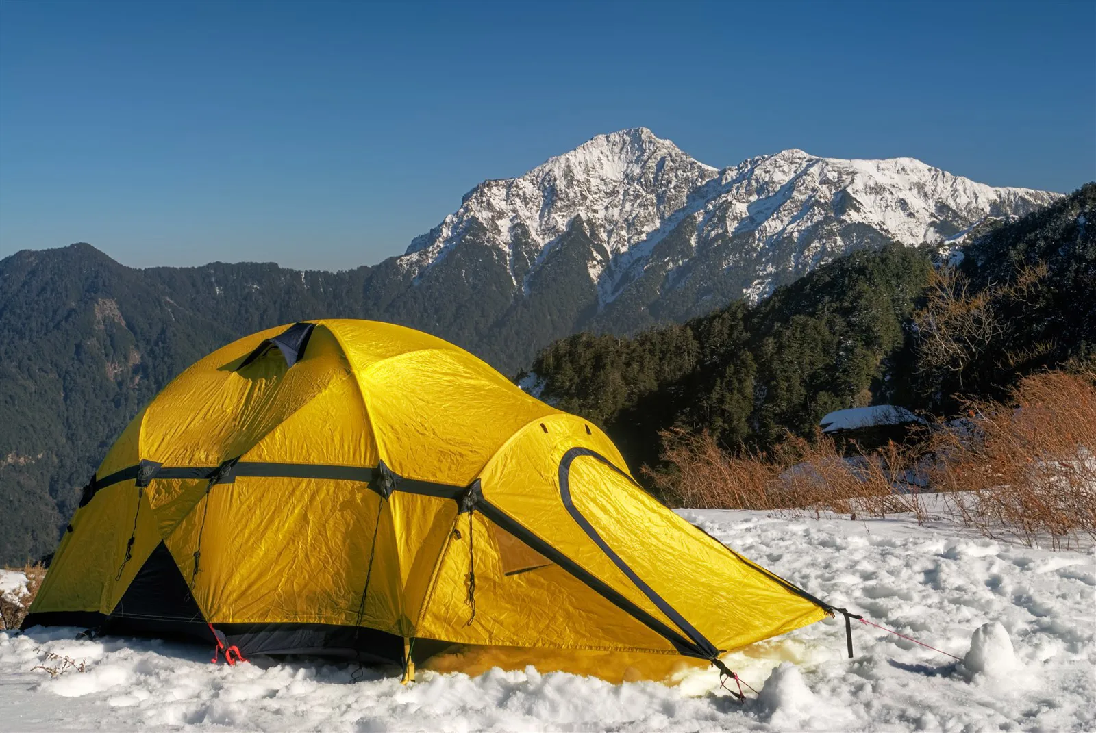 Winter camping in the UK