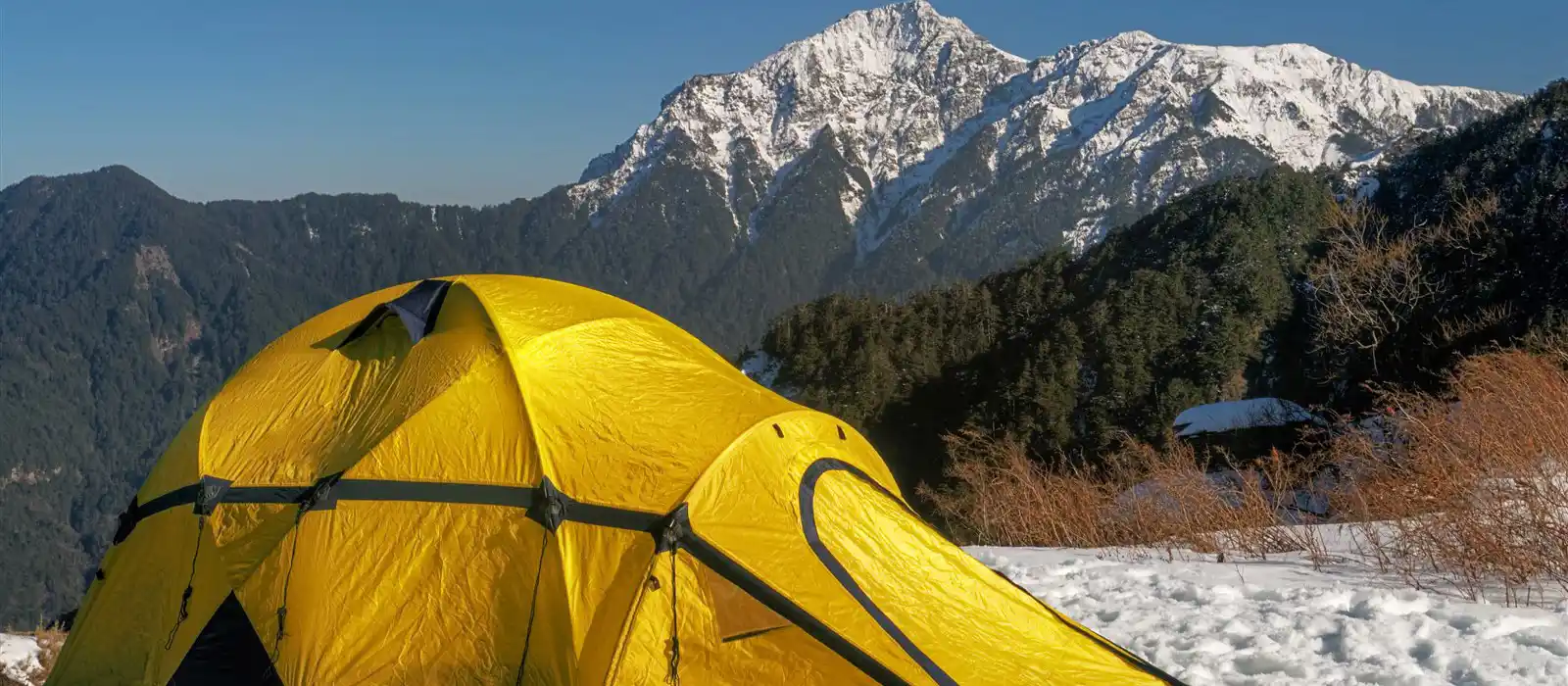 Winter camping in the UK