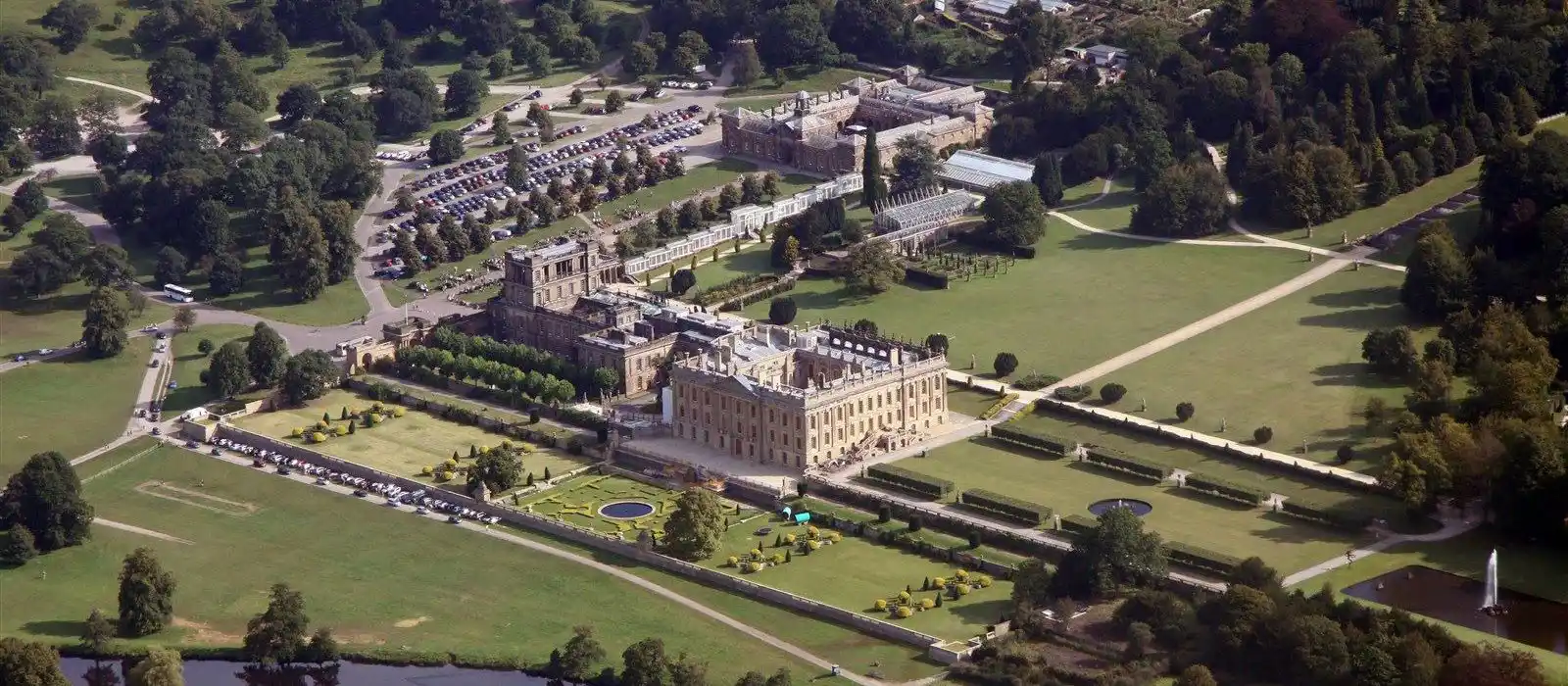 Chatsworth House in Derbyshire