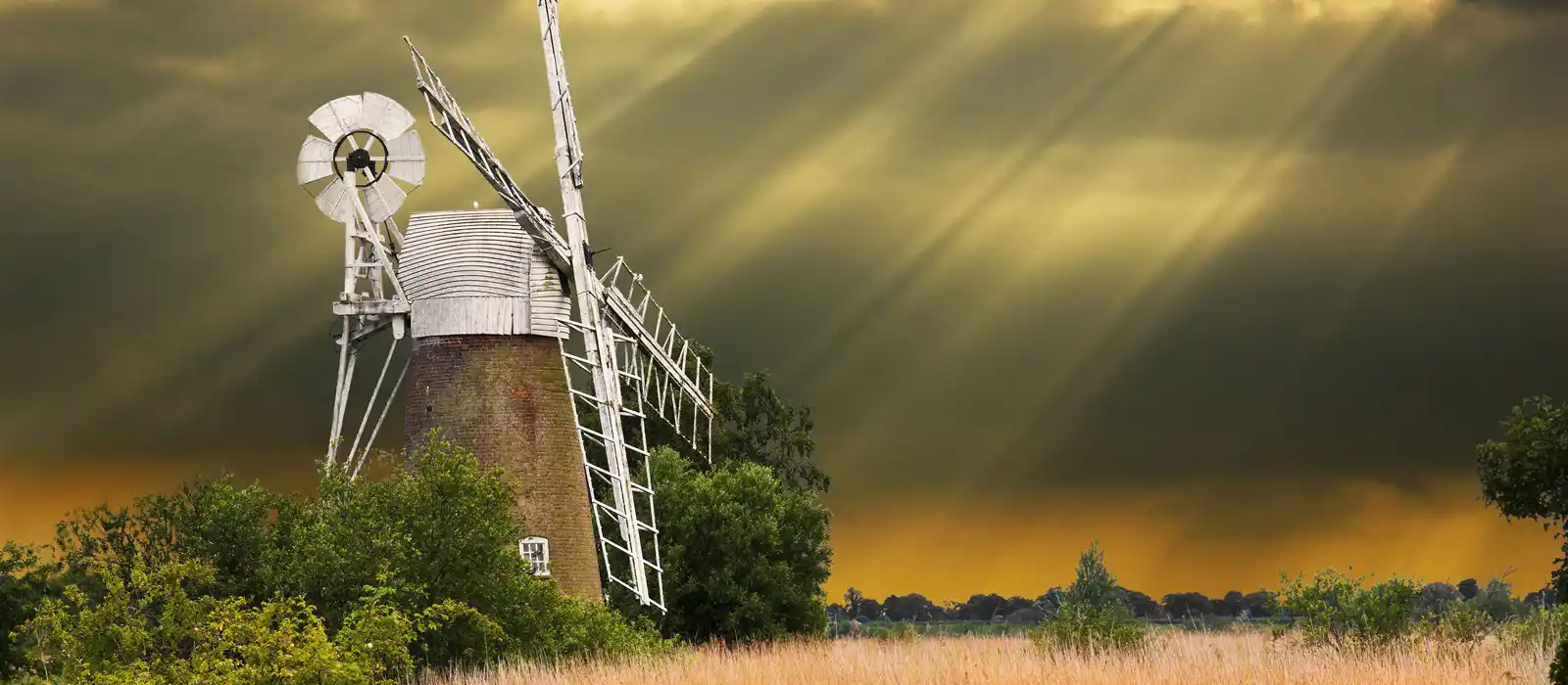 A traditional windmill, Norfolk