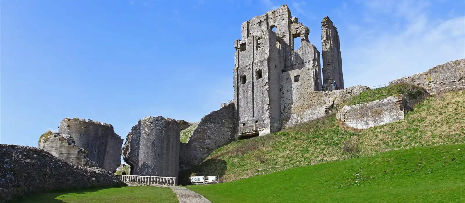 Corfe Castle in Dorset