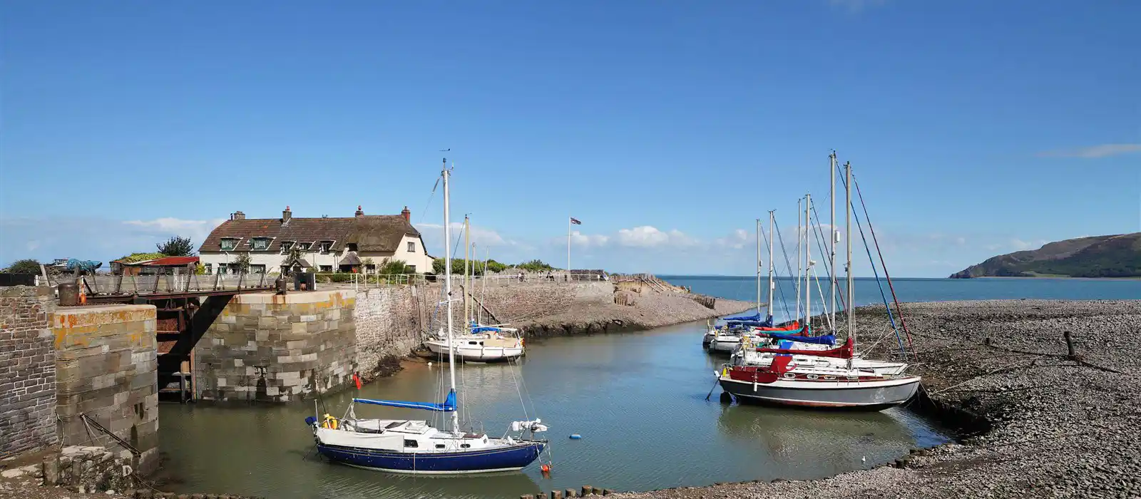 Porlock Harbour in Somerset