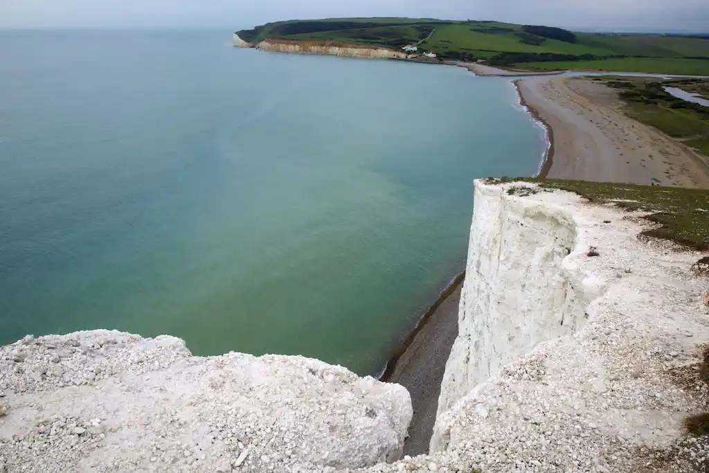 A view of Cuckmere Haven from the cliffs