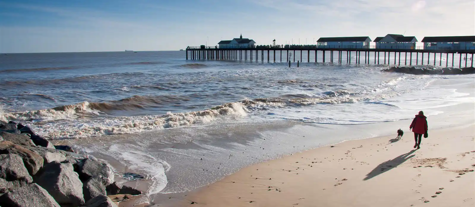 Southwold Beach in Suffolk