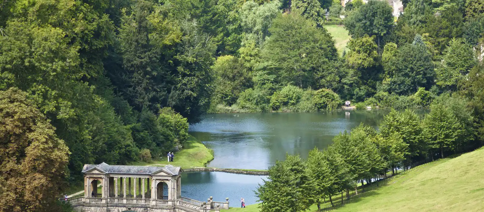 Beautiful Prior Park Gardens in Somerset