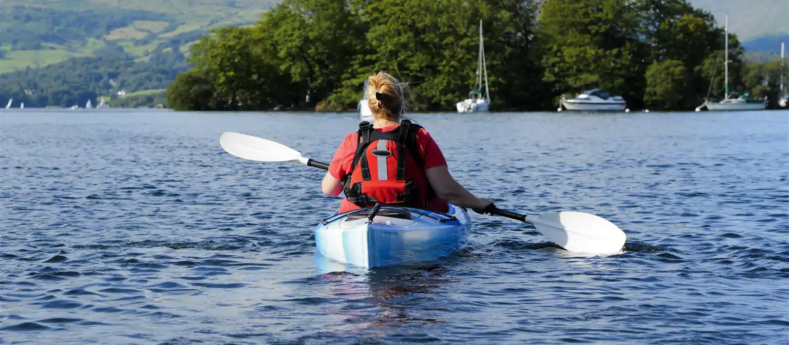 Kayaking on Lake Windermere