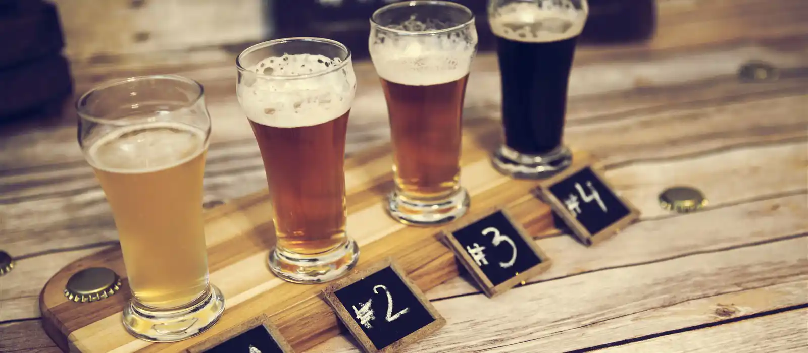 Beers, hops and breweries