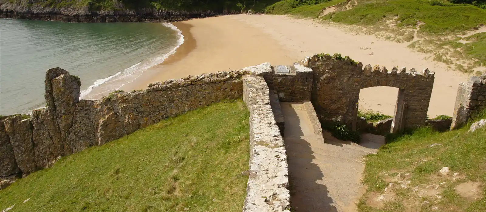 Barafundle Bay in Pembrokeshire