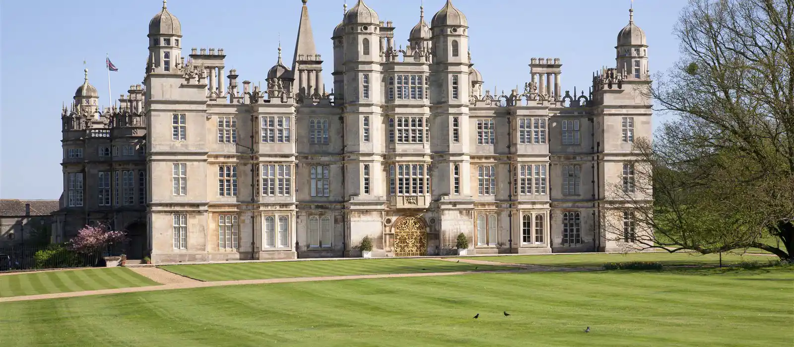 Burghley House in Lincolnshire