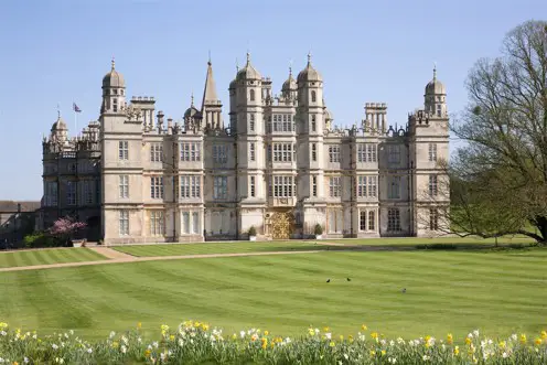 Burghley House in Lincolnshire