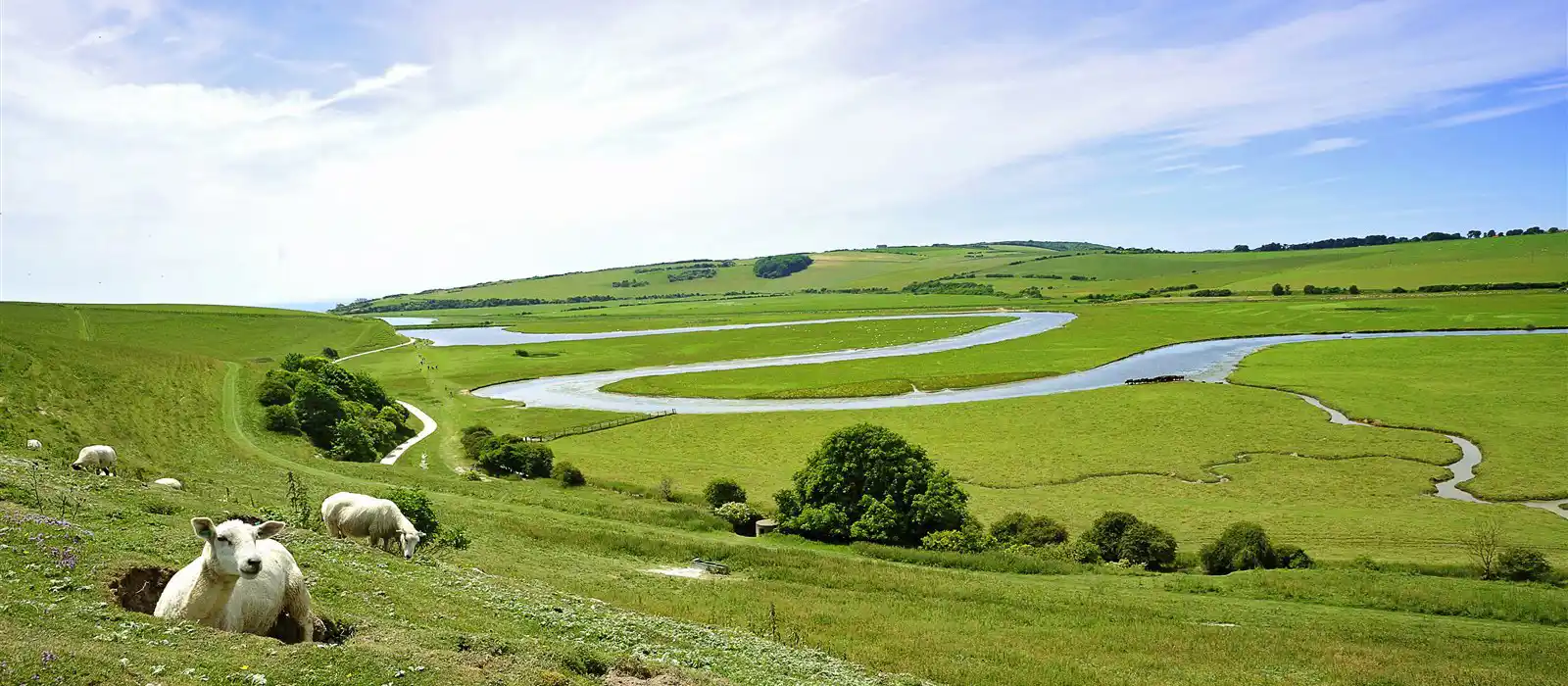 Beautiful Cuckmere Haven in East Sussex