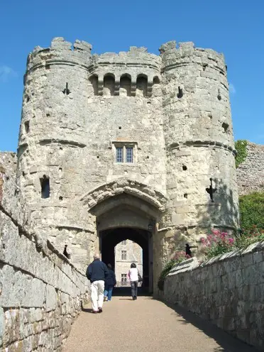 Carisbrooke Castle on the Isle of Wight